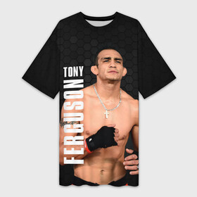 Платье-футболка 3D с принтом EL CUCUY Tony Ferguson в Екатеринбурге,  |  | el cucuy | ferguson | mma | tony | tony ferguson | ufc | арманн | бокс | борьба | джиу джитсу | кукуй | тони | тони фергюсон | фергюсон | эль | эль кукуй | энтони