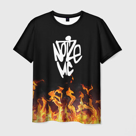 Мужская футболка 3D с принтом Noize MC в Екатеринбурге, 100% полиэфир | прямой крой, круглый вырез горловины, длина до линии бедер | hip hop | noize | noize mc | rap | музыка | нойз | нойз мс | реп | рэп | хип хоп