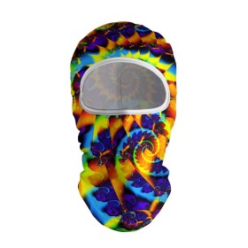 Балаклава 3D с принтом TIE-DYE COLOR в Екатеринбурге, 100% полиэстер, ткань с особыми свойствами — Activecool | плотность 150–180 г/м2; хорошо тянется, но при этом сохраняет форму. Закрывает шею, вокруг отверстия для глаз кайма. Единый размер | abstract | abstraction | color | fractal | geometry | paitnt | polygon | polygonal | psy | абстракция | геометрия | краски | неоновые | полигоны | психоделика | фрактал