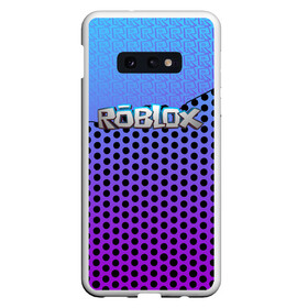 Чехол для Samsung S10E с принтом Roblox Gradient Pattern в Екатеринбурге, Силикон | Область печати: задняя сторона чехла, без боковых панелей | game | game roblox | logo roblox | online game | r | roblox | игра | игра роблокс | лого | лого роблокс | логотип | надпись | онлайн игра | онлайн игра роблокс | роблокс