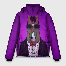 Мужская зимняя куртка 3D с принтом БоДжек Арт 1 в Екатеринбурге, верх — 100% полиэстер; подкладка — 100% полиэстер; утеплитель — 100% полиэстер | длина ниже бедра, свободный силуэт Оверсайз. Есть воротник-стойка, отстегивающийся капюшон и ветрозащитная планка. 

Боковые карманы с листочкой на кнопках и внутренний карман на молнии. | Тематика изображения на принте: art | bojack horseman | cartoon | netflix | retro | retrowave | бо джек | кино | конь боджек | мультики | мультфильмы | нетфликс | ретро | ретровейв | сериалы