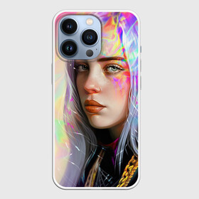 Чехол для iPhone 13 Pro с принтом Billie Pinky Wave в Екатеринбурге,  |  | bad | bad guy | billi | billie | billie eilish | eilish | good girl | music | swag | айлиш | беляш | били | били айлиш | билли | билли айлиш | билли эйлиш | биляш | музка | певица | эйлиш