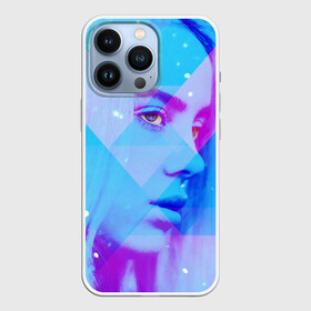 Чехол для iPhone 13 Pro с принтом Billie Blue Star в Екатеринбурге,  |  | bad | bad guy | billi | billie | billie eilish | eilish | good girl | music | swag | айлиш | беляш | били | били айлиш | билли | билли айлиш | билли эйлиш | биляш | музка | певица | эйлиш