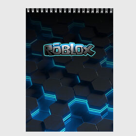Скетчбук с принтом Roblox Neon Hex в Екатеринбурге, 100% бумага
 | 48 листов, плотность листов — 100 г/м2, плотность картонной обложки — 250 г/м2. Листы скреплены сверху удобной пружинной спиралью | game | game roblox | hex | logo roblox | neon | online game | r | roblox | игра | игра роблокс | лого | лого роблокс | логотип | надпись | онлайн игра | онлайн игра роблокс | роблокс
