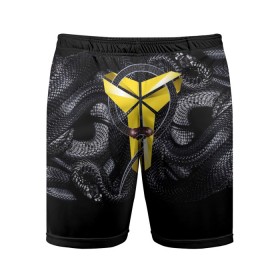 Мужские шорты спортивные с принтом Black Mamba Kobe Bryant в Екатеринбурге,  |  | 24 | black | bryant | kobe | mamba | америка | американский | баскет | баскетбол | баскетболист | брайант | женская | коба | коби | купить | лейкерс | лос анджелес лейкерс | мамба | мужская | номер | сша | черная