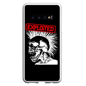 Чехол для Samsung Galaxy S10 с принтом The Exploited в Екатеринбурге, Силикон | Область печати: задняя сторона чехла, без боковых панелей | punks | punks not dead | the exploited | панк не сдох | панки | уоти | череп | эксплоитед