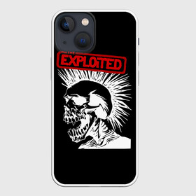 Чехол для iPhone 13 mini с принтом The Exploited в Екатеринбурге,  |  | punks | punks not dead | the exploited | панк не сдох | панки | уоти | череп | эксплоитед