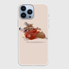 Чехол для iPhone 13 Pro Max с принтом КОРГИ И МЫШАТА в Екатеринбурге,  |  | animals | corgi | dogs | pets | puppies | queen | животные | корги | королева | песики | питомцы | собаки | щенки
