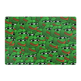 Магнитный плакат 3Х2 с принтом Pepe The Frog в Екатеринбурге, Полимерный материал с магнитным слоем | 6 деталей размером 9*9 см | Тематика изображения на принте: frog | meme | memes | pepe | pepe the frog | грустная жабка | лягушка | лягушонок пепе | мем | мемы