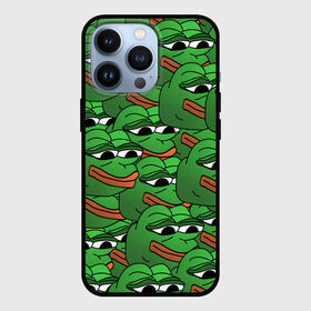 Чехол для iPhone 13 Pro с принтом Pepe The Frog в Екатеринбурге,  |  | frog | meme | memes | pepe | pepe the frog | грустная жабка | лягушка | лягушонок пепе | мем | мемы