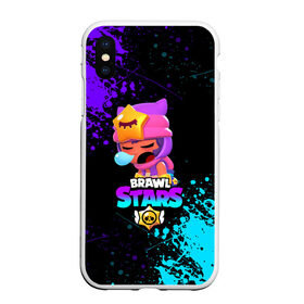 Чехол для iPhone XS Max матовый с принтом BRAWL STARS SANDY в Екатеринбурге, Силикон | Область печати: задняя сторона чехла, без боковых панелей | 8 bit | 8 бит | bibi | brawl stars | crow | el brown | leon | leon shark | max | mr.p | sally leon | sandy | shark | stars | tara | virus | werewolf | акула | биби | вирус | ворон | леон | оборотень | пингвин