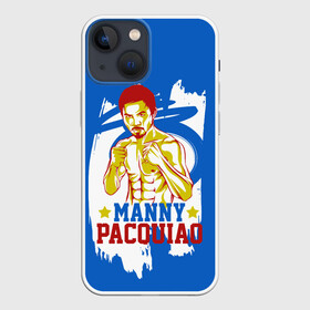 Чехол для iPhone 13 mini с принтом Manny Pacquiao в Екатеринбурге,  |  | manny pacquiao | pac man | pacquiao | бокс | мэнни пакьяо | пакьяо