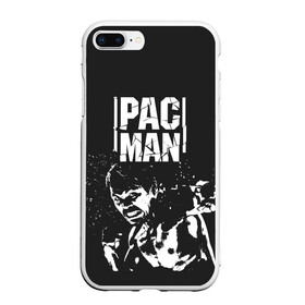 Чехол для iPhone 7Plus/8 Plus матовый с принтом Pac Man в Екатеринбурге, Силикон | Область печати: задняя сторона чехла, без боковых панелей | manny pacquiao | pac man | pacquiao | бокс | мэнни пакьяо | пакьяо
