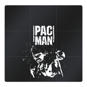 Магнитный плакат 3Х3 с принтом Pac Man в Екатеринбурге, Полимерный материал с магнитным слоем | 9 деталей размером 9*9 см | manny pacquiao | pac man | pacquiao | бокс | мэнни пакьяо | пакьяо