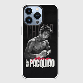 Чехол для iPhone 13 Pro с принтом Manny Pacquiao в Екатеринбурге,  |  | Тематика изображения на принте: manny pacquiao | pac man | pacquiao | бокс | мэнни пакьяо | пакьяо