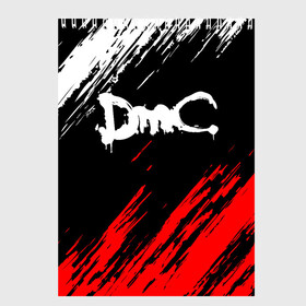 Скетчбук с принтом DEVIL MAY CRY (DMC) в Екатеринбурге, 100% бумага
 | 48 листов, плотность листов — 100 г/м2, плотность картонной обложки — 250 г/м2. Листы скреплены сверху удобной пружинной спиралью | dante | devil may cry | devil may cry 5 | dmc | game | hell | play | sword | ад | данте | игры | меч