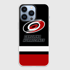 Чехол для iPhone 13 Pro с принтом Каролина Харрикейнз в Екатеринбурге,  |  | carolina | carolina hurricanes | hockey | hurricanes | nhl | usa | каролина | каролина харрикейнз | нхл | спорт | сша | харрикейнз | хоккей | шайба