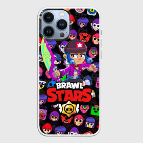 Чехол для iPhone 13 Pro Max с принтом BRAWL STARS BIBI в Екатеринбурге,  |  | Тематика изображения на принте: 8 bit | 8 бит | bibi | brawl stars | crow | el brown | leon | leon shark | max | mr.p | sally leon | shark | stars | virus | werewolf | акула | биби | вирус | ворон | леон | оборотень | пингвин