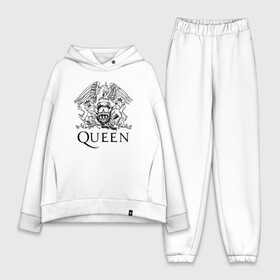 Женский костюм хлопок Oversize с принтом QUEEN | Фредди Меркьюри (Z) в Екатеринбурге,  |  | queen | rock | брайан мэи | группа queen | группа квин | джон дикон | квин | королева | король | роджер тейлор | рок | фредди меркьюри