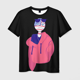 Мужская футболка 3D с принтом СountryHumans в Екатеринбурге, 100% полиэфир | прямой крой, круглый вырез горловины, длина до линии бедер | country humans | америка | интернет приколы | мемы | прикольные картинки | сountryhumans