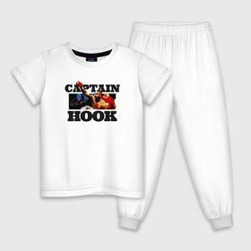 Детская пижама хлопок с принтом Captain Hook в Екатеринбурге, 100% хлопок |  брюки и футболка прямого кроя, без карманов, на брюках мягкая резинка на поясе и по низу штанин
 | captain hook | roy jones | roy levesta jones | бокс | капитан хук | рой джонс