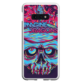 Чехол для Samsung S10E с принтом Imagine Dragons в Екатеринбурге, Силикон | Область печати: задняя сторона чехла, без боковых панелей | alternative | believer | demons | dragons | imagines | imagining | interscope | kid | korner | radioactive | records | альтернативный рок | имеджин драгонс | инди | поп | электроник