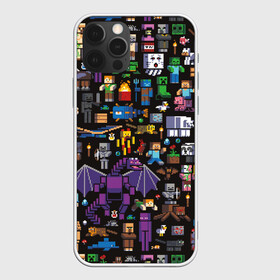 Чехол для iPhone 12 Pro Max с принтом MINECRAFT в Екатеринбурге, Силикон |  | block | creeper | cube | minecraft | pixel | блок | геометрия | крафт | крипер | кубики | майнкрафт | пиксели
