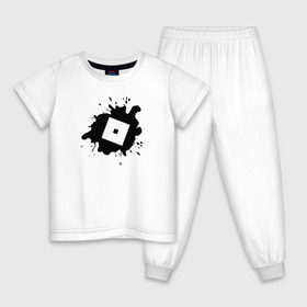 Детская пижама хлопок с принтом ROBLOX в Екатеринбурге, 100% хлопок |  брюки и футболка прямого кроя, без карманов, на брюках мягкая резинка на поясе и по низу штанин
 | game | gamer | logo | minecraft | roblox | simulator | supreme | игра | конструктор | лого | майнкрафт | персонажи | симулятор | строительство | супреме | суприм | суприме | фигура