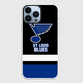 Чехол для iPhone 13 Pro Max с принтом Сент Луис Блюз в Екатеринбурге,  |  | blues | hockey | nhl | st. louis | st. louis blues | usa | блюз | нхл | сент луис | сент луис блюз | спорт | сша | хоккей | шайба