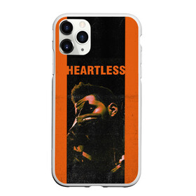 Чехол для iPhone 11 Pro Max матовый с принтом HEARTLESS в Екатеринбурге, Силикон |  | blinding lights | heartless | starboy | the weekend | уикенд