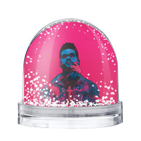 Снежный шар с принтом The Weeknd в Екатеринбурге, Пластик | Изображение внутри шара печатается на глянцевой фотобумаге с двух сторон | blinding lights | heartless | starboy | the weekend | уикенд