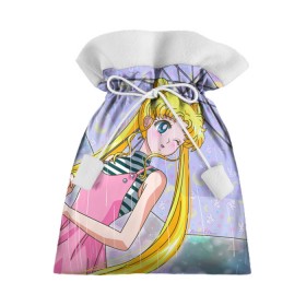 Подарочный 3D мешок с принтом Sailor Moon в Екатеринбурге, 100% полиэстер | Размер: 29*39 см | baby | bunny | girl | like | pink | sailormoon | usagi | вода капли | воин | волосы | глаза | девушка | дождь | зайчик | зонтик | котик | кролик | лето | луна | малышка | матроска | небо | облака | природа | радуга | розовый
