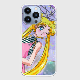 Чехол для iPhone 13 Pro с принтом Sailor Moon в Екатеринбурге,  |  | baby | bunny | girl | like | pink | sailormoon | usagi | вода капли | воин | волосы | глаза | девушка | дождь | зайчик | зонтик | котик | кролик | лето | луна | малышка | матроска | небо | облака | природа | радуга | розовый