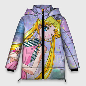 Женская зимняя куртка Oversize с принтом Sailor Moon в Екатеринбурге, верх — 100% полиэстер; подкладка — 100% полиэстер; утеплитель — 100% полиэстер | длина ниже бедра, силуэт Оверсайз. Есть воротник-стойка, отстегивающийся капюшон и ветрозащитная планка. 

Боковые карманы с листочкой на кнопках и внутренний карман на молнии | baby | bunny | girl | like | pink | sailormoon | usagi | вода капли | воин | волосы | глаза | девушка | дождь | зайчик | зонтик | котик | кролик | лето | луна | малышка | матроска | небо | облака | природа | радуга | розовый