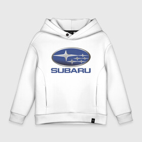 Детское худи Oversize хлопок с принтом  SUBARU в Екатеринбурге, френч-терри — 70% хлопок, 30% полиэстер. Мягкий теплый начес внутри —100% хлопок | боковые карманы, эластичные манжеты и нижняя кромка, капюшон на магнитной кнопке | 2020 | auto | forester | impreza | outback | sport | sti | subaru | tribeca | wrx | авто | автомобиль | автомобильные | аутбек | бренд | врх | импреза | марка | машины | оутбек | спорт | сти | субару | трибека | форестер