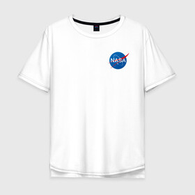 Мужская футболка хлопок Oversize с принтом NASA в Екатеринбурге, 100% хлопок | свободный крой, круглый ворот, “спинка” длиннее передней части | galaxy | maven | nasa | space | space company | star | астрономия | галактика | джемини | дискавери | звезды | космическая компания | космос | кьюриос | меркурий | наса | скайлэб | спейс шаттл | шаттл