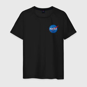Мужская футболка хлопок с принтом NASA в Екатеринбурге, 100% хлопок | прямой крой, круглый вырез горловины, длина до линии бедер, слегка спущенное плечо. | galaxy | maven | nasa | space | space company | star | астрономия | галактика | джемини | дискавери | звезды | космическая компания | космос | кьюриос | меркурий | наса | скайлэб | спейс шаттл | шаттл