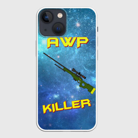 Чехол для iPhone 13 mini с принтом AWP killer в Екатеринбурге,  |  | awp | counter strike | counter strike global offensive | counter strike go | cs | cs go | killer | sniper | авп | контра | кс | кс го | снайпер | снайперская винтовка