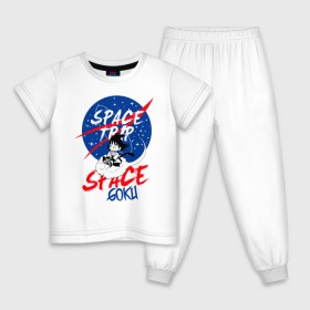 Детская пижама хлопок с принтом Space trip в Екатеринбурге, 100% хлопок |  брюки и футболка прямого кроя, без карманов, на брюках мягкая резинка на поясе и по низу штанин
 | Тематика изображения на принте: аниме | космическая | космос | наса | путешествие в космос