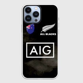 Чехол для iPhone 13 Pro Max с принтом ALL BLACKS в Екатеринбурге,  |  | all blacks | new zealandd | rugby | новая зеландия | олл блэкс | регби | хака