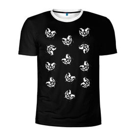 Мужская футболка 3D спортивная с принтом Pyrokinesis в Екатеринбурге, 100% полиэстер с улучшенными характеристиками | приталенный силуэт, круглая горловина, широкие плечи, сужается к линии бедра | Тематика изображения на принте: pyrokinesis | андрей | русский рэп | рэп | хип хоп
