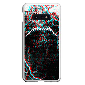 Чехол для Samsung S10E с принтом METALLICA GLITCH STORM в Екатеринбурге, Силикон | Область печати: задняя сторона чехла, без боковых панелей | metallica | rock | джеймс хэтфилд | джейсон ньюстед | дэйв мастейн | кирк хэмметт | клифф бёртон | ларс ульрих | металлика | музыка | роберт трухильо | рок