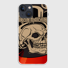 Чехол для iPhone 13 mini с принтом Iron Maiden в Екатеринбурге,  |  | 80s | hardrock | heavy | iron | maiden | metal | pop | steve harris | the final frontier | uk | айрон | группа | железная дева | метал | мэйден | хеви