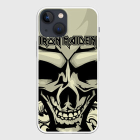 Чехол для iPhone 13 mini с принтом Iron Maiden в Екатеринбурге,  |  | 80s | hardrock | heavy | iron | maiden | metal | pop | steve harris | the final frontier | uk | айрон | группа | железная дева | метал | мэйден | хеви