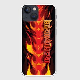 Чехол для iPhone 13 mini с принтом Iron Maiden в Екатеринбурге,  |  | 80s | hardrock | heavy | iron | maiden | metal | pop | steve harris | the final frontier | uk | айрон | группа | железная дева | метал | мэйден | хеви