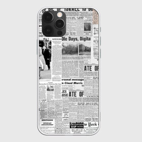 Чехол для iPhone 12 Pro Max с принтом Газета Newspaper в Екатеринбурге, Силикон |  | america | americans | chicago | new york times | newspaper | newspapers | tribune | wahintgon post | американские | газета | газетная | газеты | из газет | модная | модный | сша | трибьют