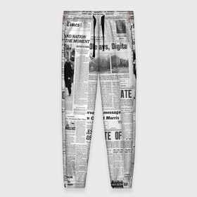 Женские брюки 3D Газета Newspaper купить в Екатеринбурге