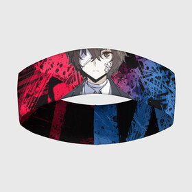 Повязка на голову 3D с принтом BSD logo в Екатеринбурге,  |  | anime | bungou | bungou stray dogs | dogs | stray | аниме | бродячий пес | великий из бродячих псов | манга