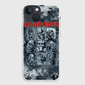 Чехол для iPhone 13 mini с принтом Iron Maiden в Екатеринбурге,  |  | 80s | hardrock | heavy | iron | maiden | metal | pop | steve harris | the final frontier | uk | айрон | группа | железная дева | метал | мэйден | хеви