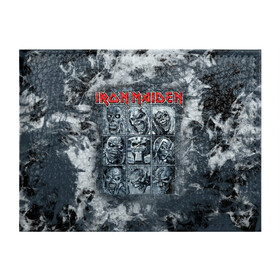 Обложка для студенческого билета с принтом Iron Maiden в Екатеринбурге, натуральная кожа | Размер: 11*8 см; Печать на всей внешней стороне | Тематика изображения на принте: 80s | hardrock | heavy | iron | maiden | metal | pop | steve harris | the final frontier | uk | айрон | группа | железная дева | метал | мэйден | хеви